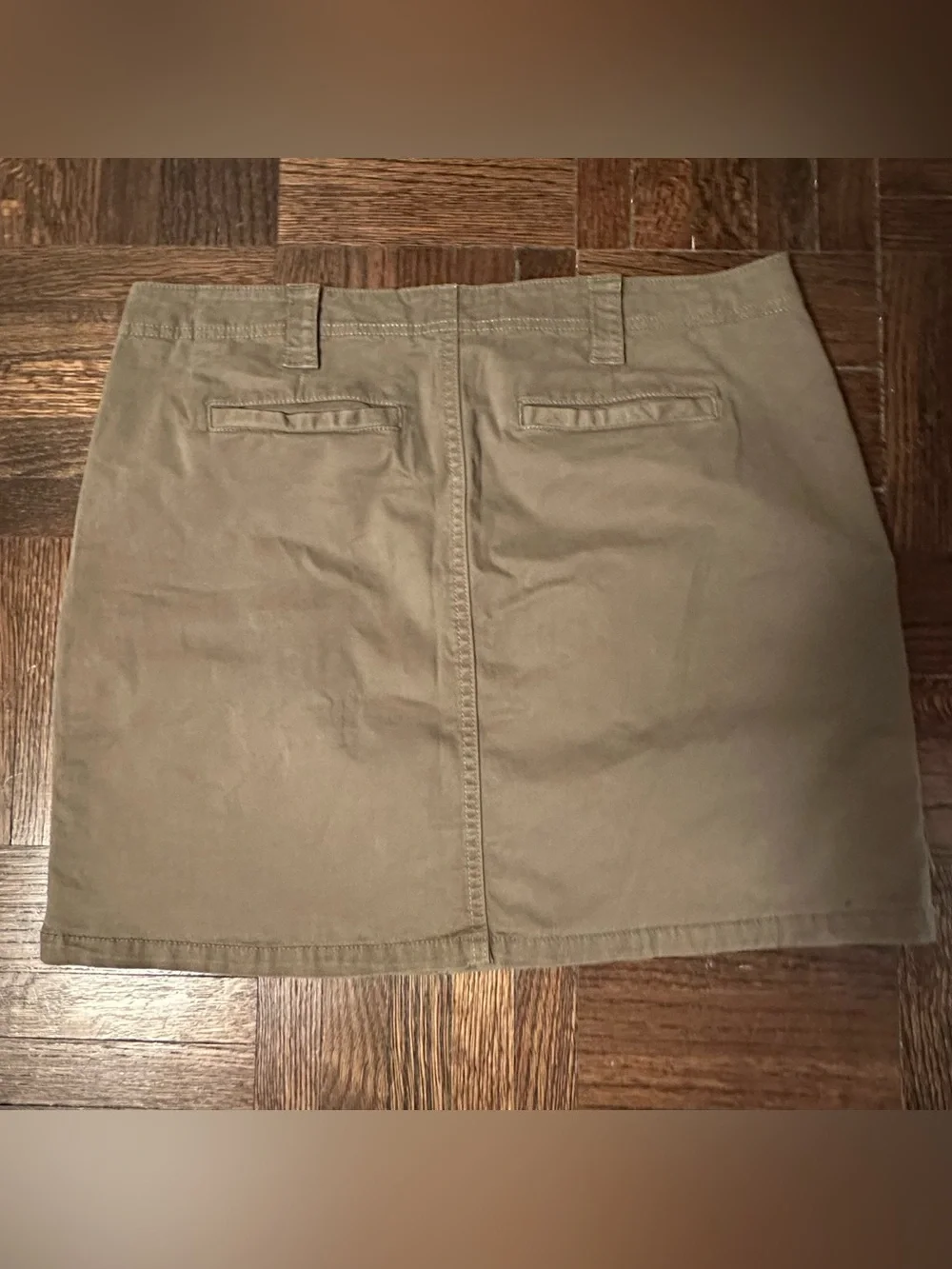 Superdry Utility Cargo Mini Skirt Olive Khaki UK 14 US 10